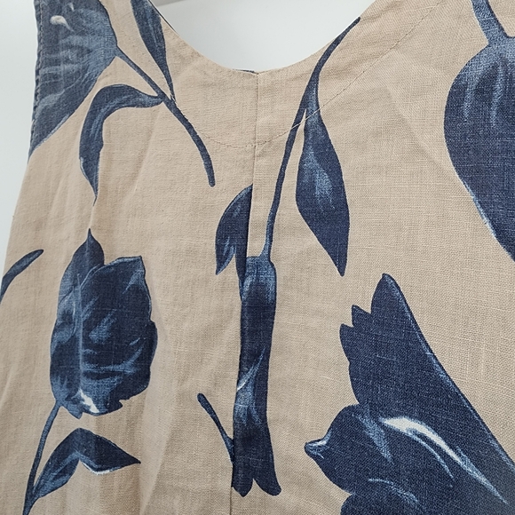 Bella Amore Italian Linen Lagenlook Tulip Dress - Picture 8 of 9